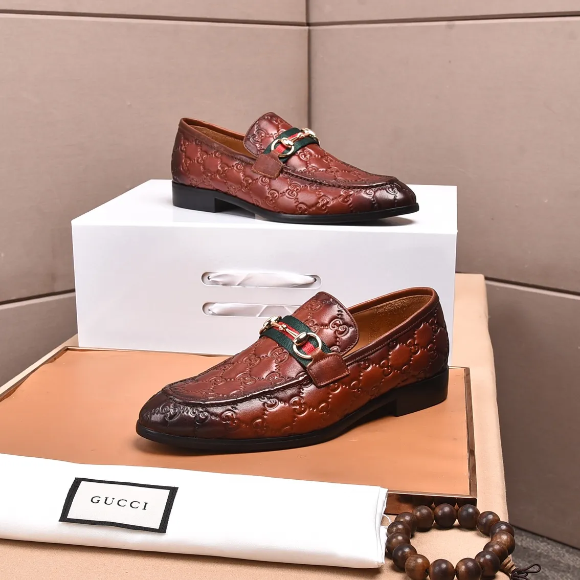 Men's shoes💰540📛📛Original (water-dyed cowhide) Gucci GUCCI official website formal shoes🌀 Italian🇮🇹imported cowhide➕top imported water-dyed cowhide lining💋Finely handmade original bottom, the real thing looks better when photographed in person Standard size 38-44